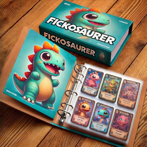 Samlarpärm, perfekt speltillbehör till kortspelet Fickosaurer